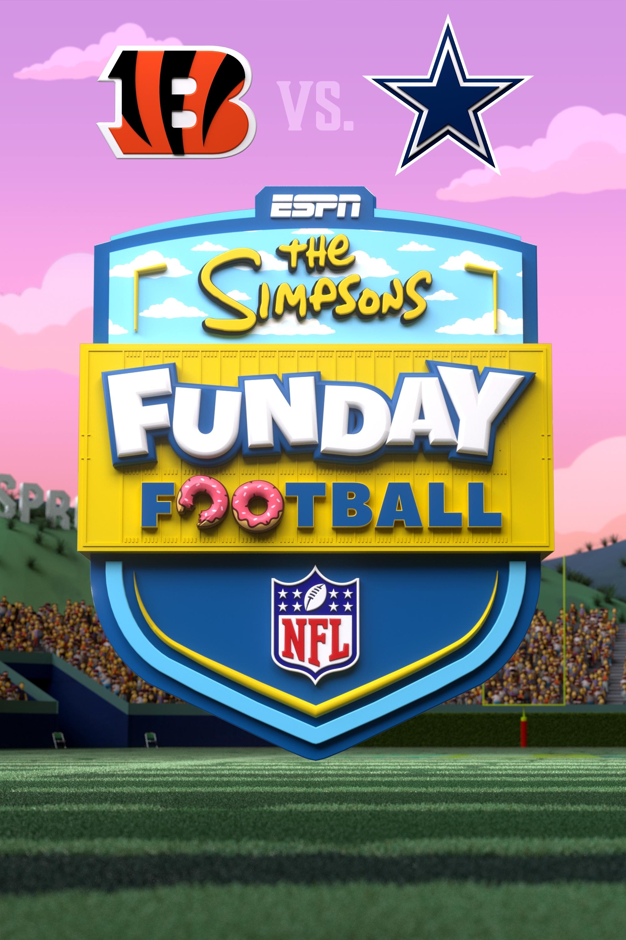 Постер The Simpsons Funday Football